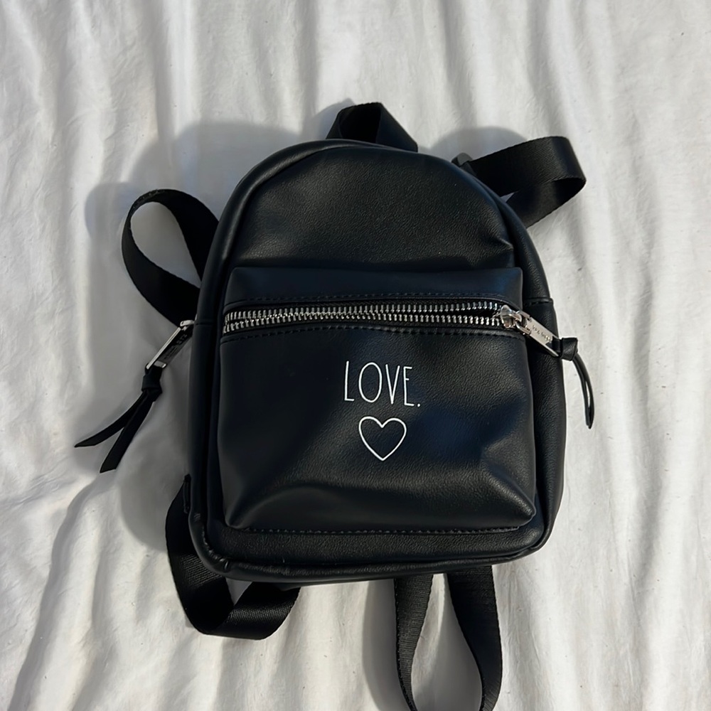 Black mini backpack!